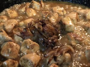 Savory Garlic Butter Chicken with Caramelized Onions